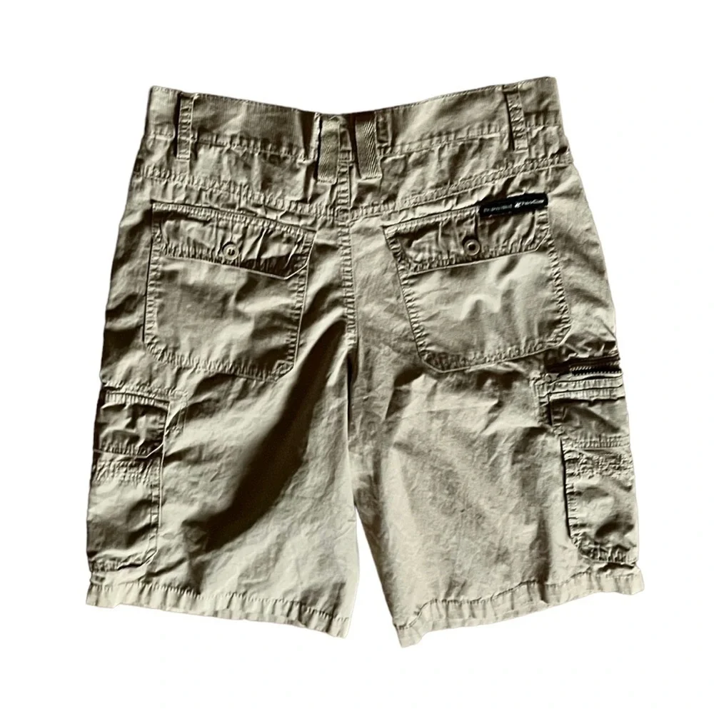 Beverly Hills Polo Club Men’s Tan Cargo Shorts 31 | Classic Lightweight Preppy